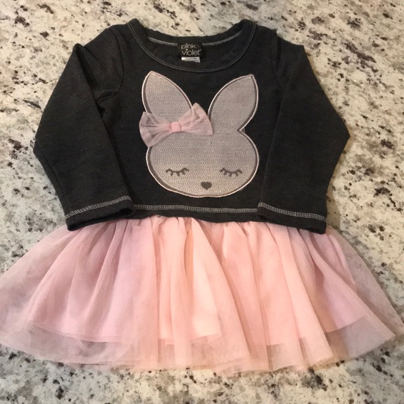 pink and violet tutu dress